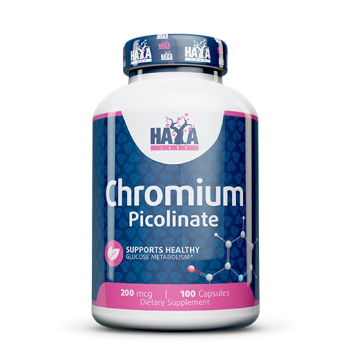 HAYA LABS Chromium Picolinate 200 mcg / 100 Caps